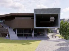 Un rendering della futura cabinovia di Socrepes