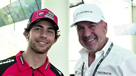 Fabio Barchitta con Enea Bastianini