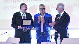 Da sinistra, Marco Bruseschi, Sergio Emidio Bini e Luigino Pozzo