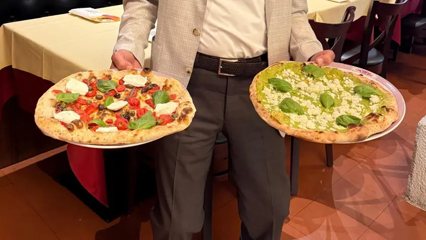 Le due nuove pizze create da Pino a Treviso