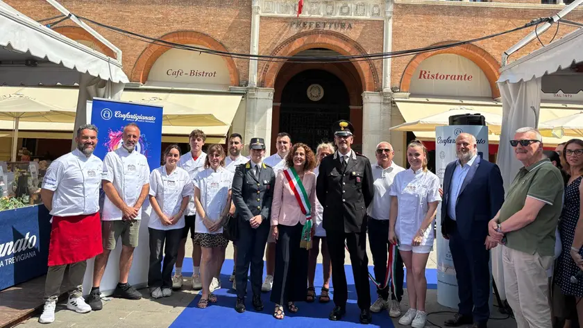 L'inaugurazione della rassegna "I sapori del territorio"