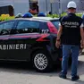 I carabinieri impegnati in un controllo in un cantiere