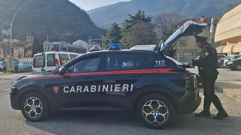 Una pattuglia dei carabinieri