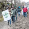 Portesta contro le casse di espansione di Ciano del Montello