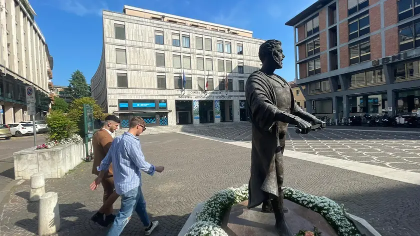 L'attuale sede della Camera di Commercio in piazza Borsa