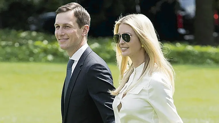 Jared Kushner con Ivanka Trump