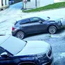Un'immagine di San Vito di Cadore "imbiancata" dalla polvere