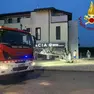 I vigili del fuoco in vicolo delle Mimose