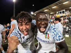 Beni e Casartelli dopo la vittoria con l’Irlanda (foto World Rugby)
