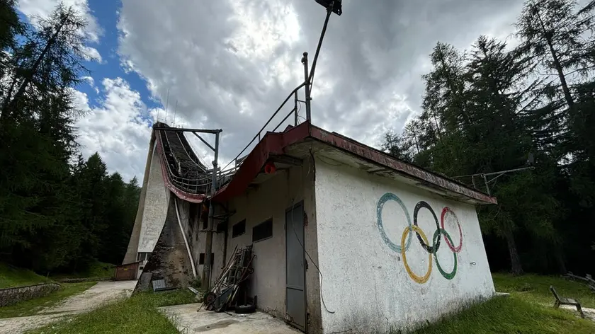 Il trampolino olimpico di Zuel a Cortina d'Ampezzo