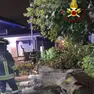 Un intervento dei vigili del fuoco nella serata di martedì 8 luglio