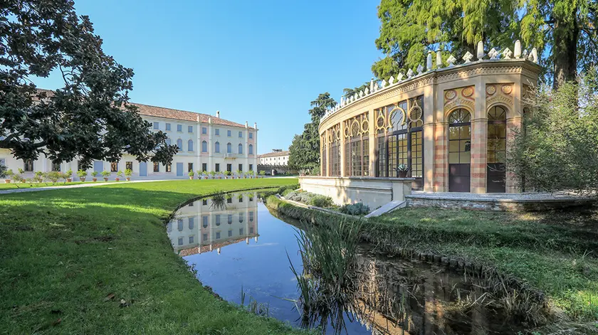 Castelfranco villa Bolasco visita del parco