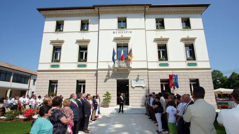 Il municipio di Crocetta del Montello