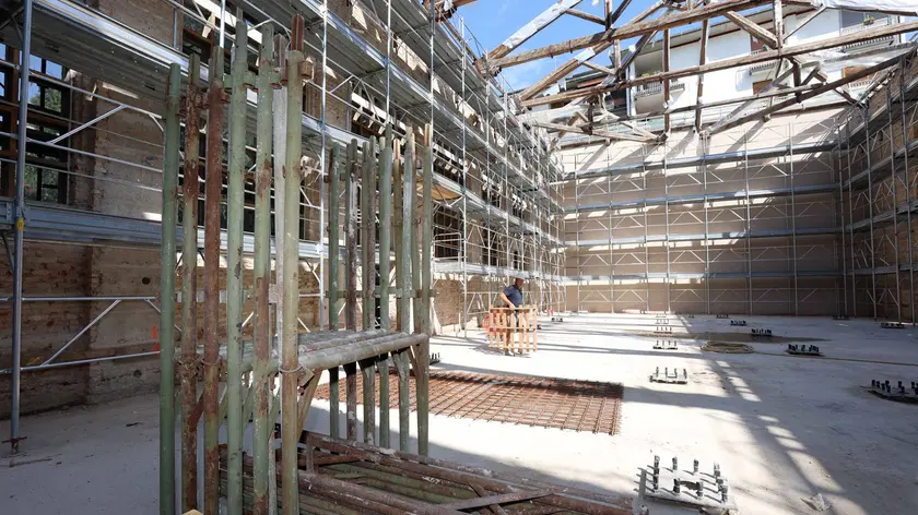 Il cantiere dell'ex Gil a Treviso
