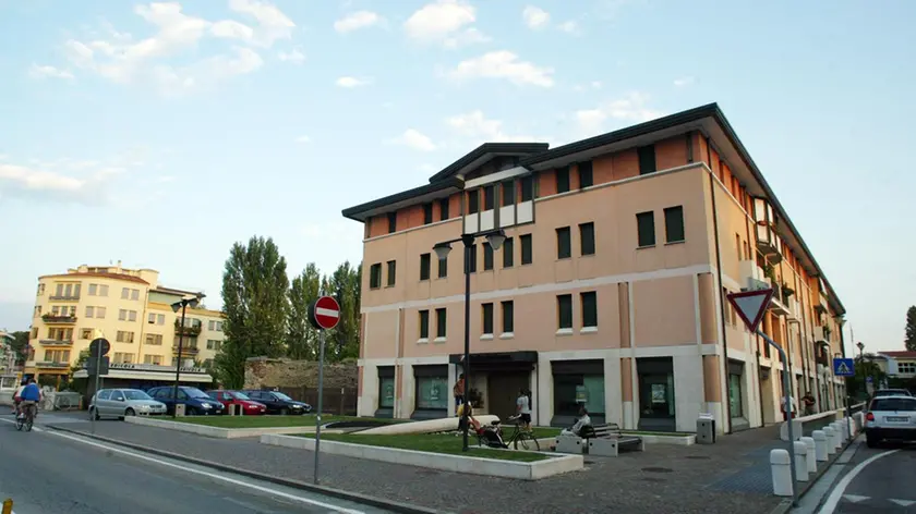 Uno scorcio di varco Carlo Alberto a Treviso