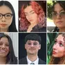 Dall'alto a sinistra, in senso orario, Qi Zhang, Giada Libralesso, Aurora Vettor, Jasmine Solagna, Davide Cavallin, Milena Zanin