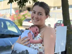 Corina Batir, 30enne di Treviso, diventata mamma tra gli scritti e l'orale della maturità