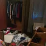 L’abitazione messa a soqquadro a Corbanese