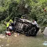 Il pulmino con a bordo i disabili precipitato nel torrente a Recoaro Terme