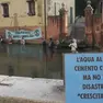 Un momento della protesta degli attivisti di Extinction Rebellion