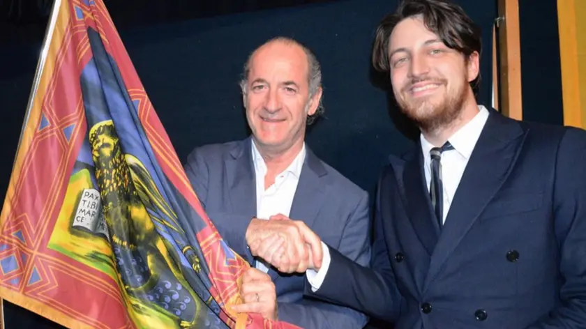 Luca Zaia con Alberto Stefani