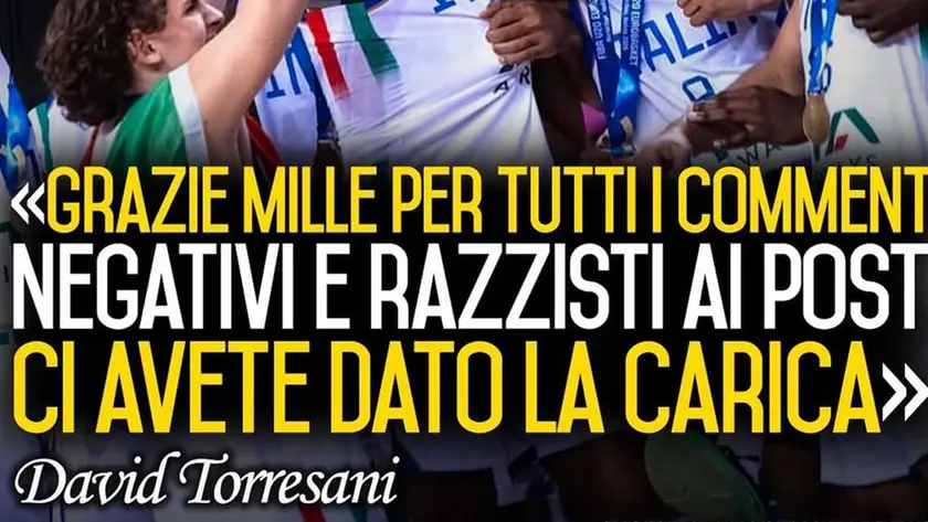 La storia postata su Instagram da Torresani