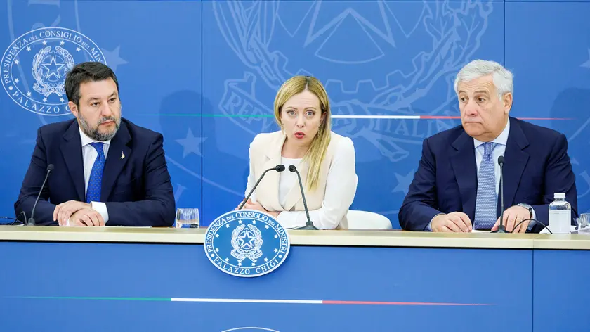 Salvini, Meloni e Tajani