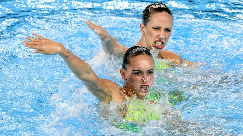 Enrica Piccoli in tandem con Lucrezia Ruggiero ai Mondiali di nuoto artistico a Singapore