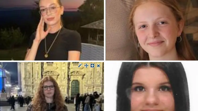 Da sinistra, in senso orario: Hana HaxHiaj, Giulia Dalla Torre, Elena Battistella e Desy Rossato