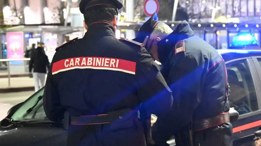 Un controllo dei carabinieri