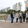 La cerimonia di consegna di due tratti della ciclovia Venezia-Trieste (foto Bortoluzzi)