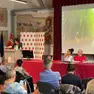 Sara Pasqualin sul palco dell’assemblea della Cgil