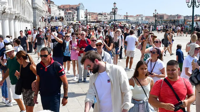 Turisti a Venezia