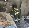I danni provocati dall'esplosione
