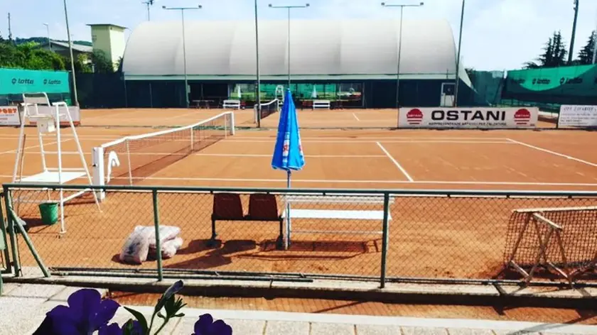 Il campo da tennis di Montebelluna