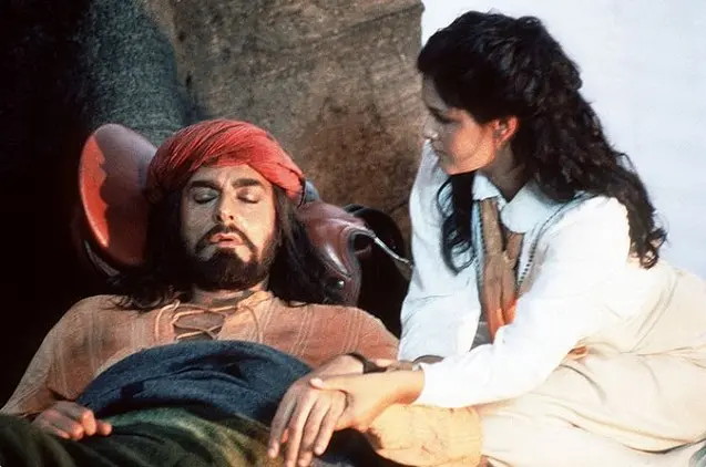 Nel "Ritorno di Sandokan" Mandala Tayde accanto a Kabir Bedi