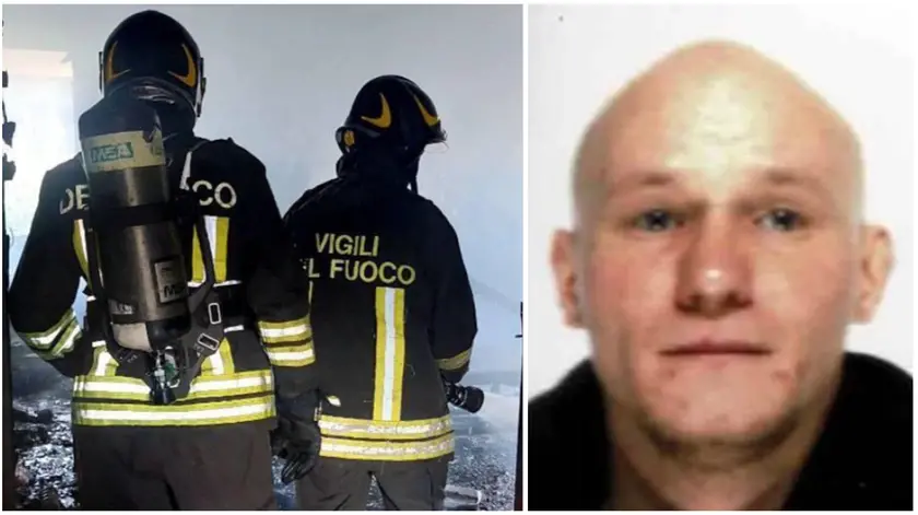 A destra la vittima Niccolò Martini