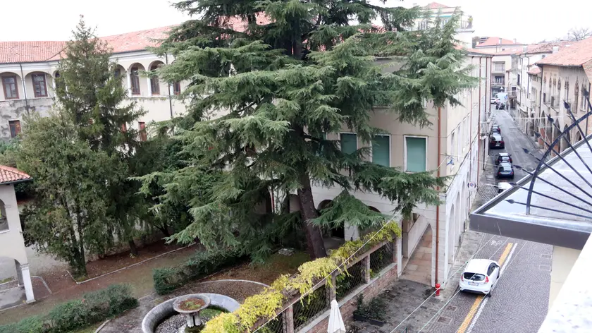 Il palazzo dell'ex Intendenza di Finanza a Treviso