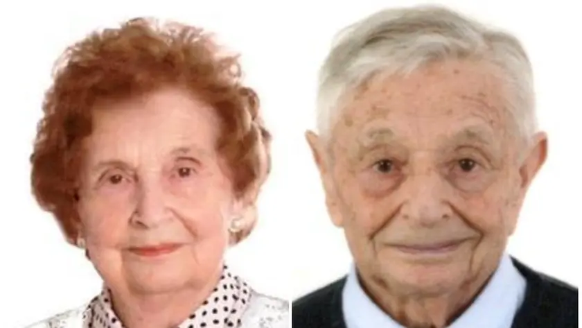 Ida Rosolen (95 anni) e Giovanni Rosolen (90 anni)