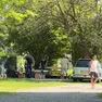 Ospiti e operatori del centro per richiedenti asilo di via Caorliega, a Mirano (ph Pòrcile)