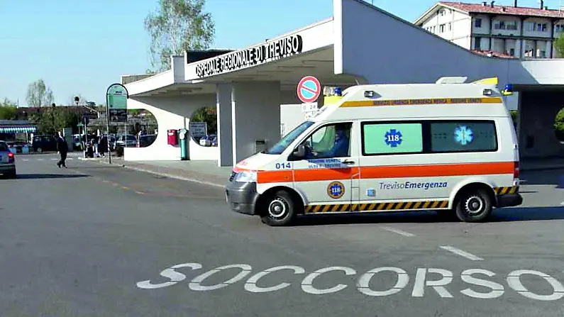 L’ingresso del pronto soccorso del Ca’ Foncello