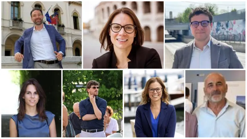 Alcuni dei candidati del Partito Democratico alle elezioni regionali in Veneto