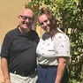 Erika Lastella e il presidente della Fondazione Città di Roncade Guido Zerbinati