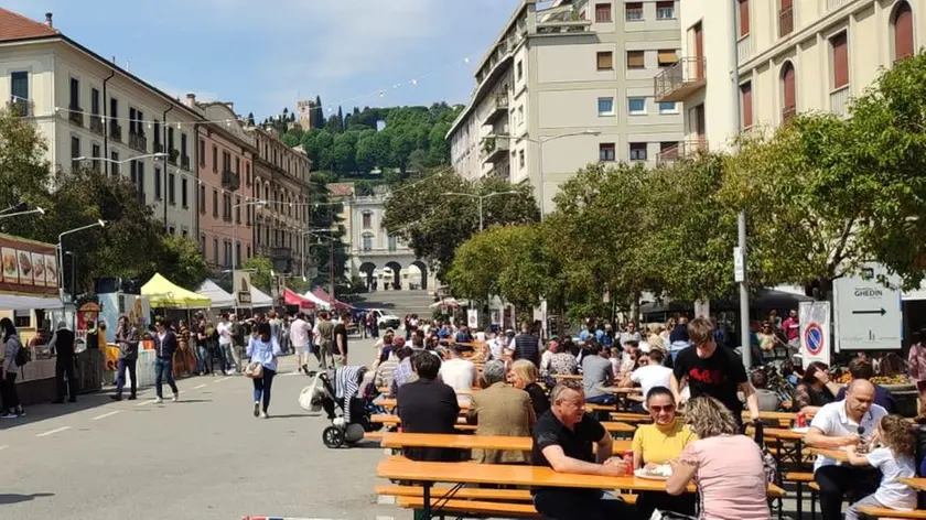 Viale Carducci a Conegliano, la zona dell’episodio