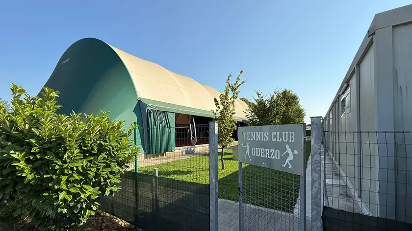 Entrata del tennis club di Oderzo