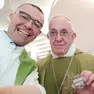 Don Nandino Capovilla con Papa Francesco