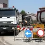 Un cantiere per dei lavori di asfaltatura