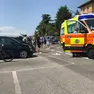 I rilievi dell'incidente provocato dal pirata in viale IV Novembre a Treviso