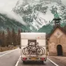 Un camper a Cortina