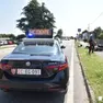 I carabinieri intervenuti a Nervesa, sul luogo dell'incidente